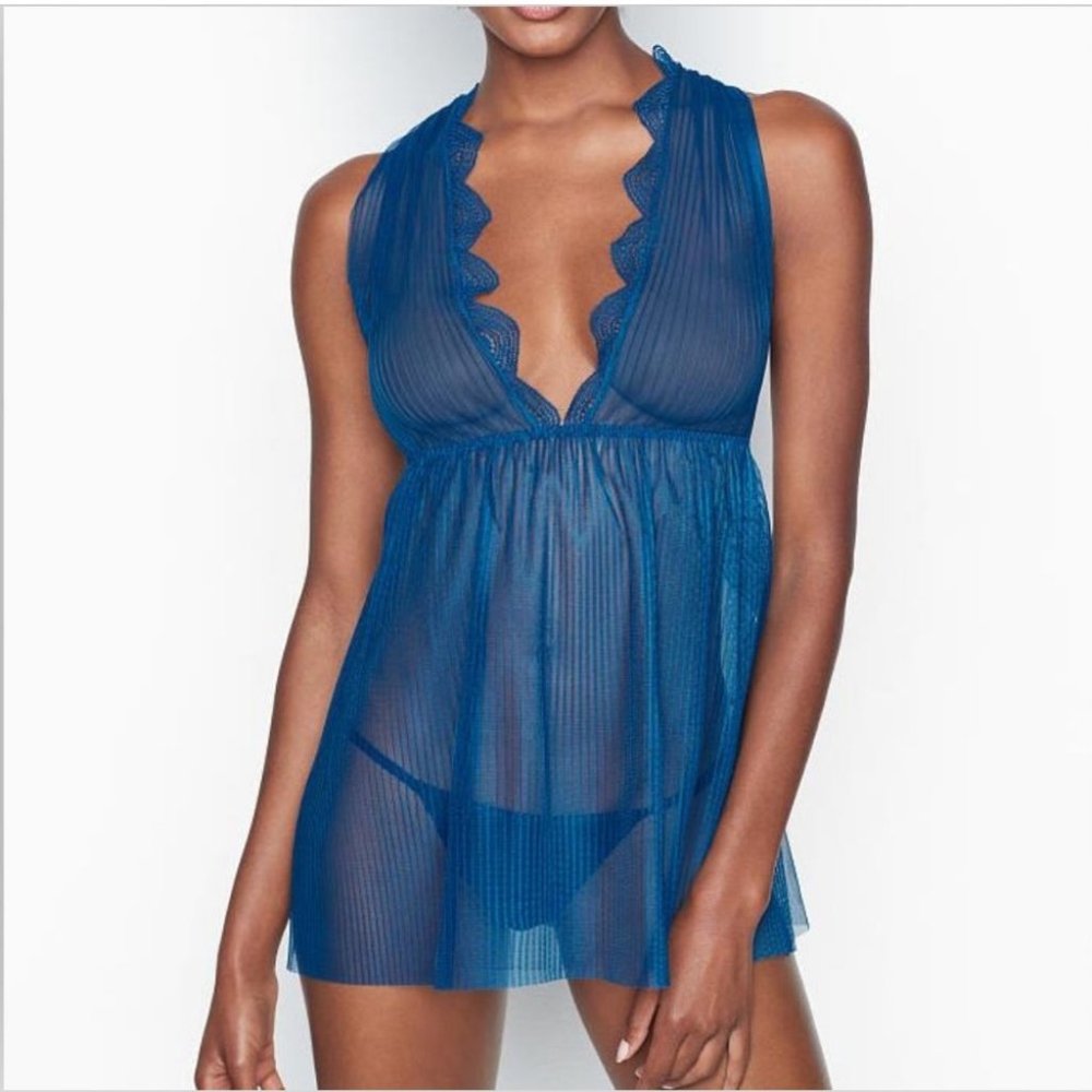 VS‎ DREAM ANGELS STRIPED MESH BABYDOLL